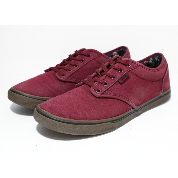 Vans Shoes - Vans Port Royale Maroon Sneaker Gum Sole